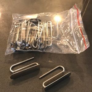 Pottery Barn Drapery Curtain Hooks - 18 pieces